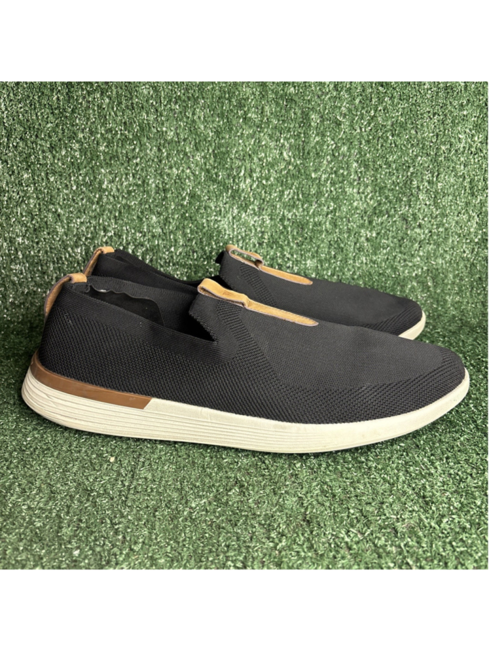 Wolf And Shepherd Swiftknit Loafer Men’s Size 15 Black Knit Slip On Shoes
